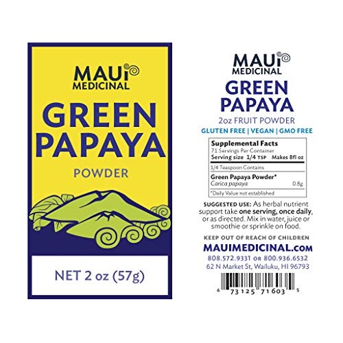 Green Papaya Fruit Powder 16Oz. 454 Grams 2