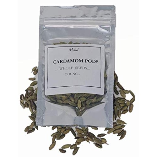 Maui Cardamom Pods Whole Spice 2 Oz 56Gms ~ Natural | Vegan