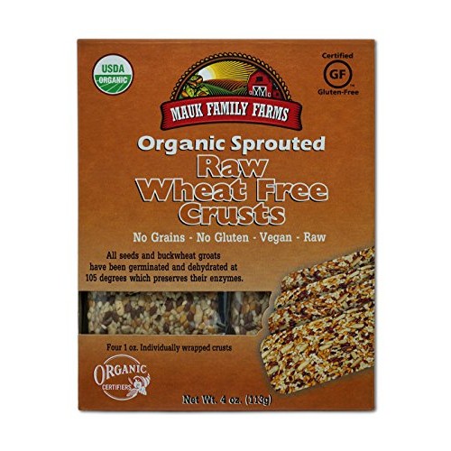 Mauk Family Farms Organic Raw Crusts, Wheat Free, 4 Ounce