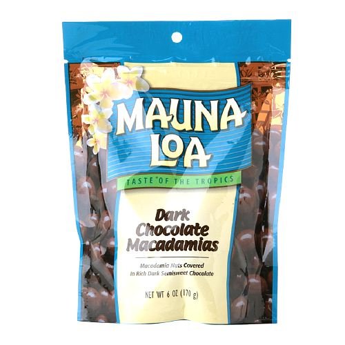 Mauna Loa Dark Chocolate Covered Macadamia Nuts, 6 Oz, 2 Pk