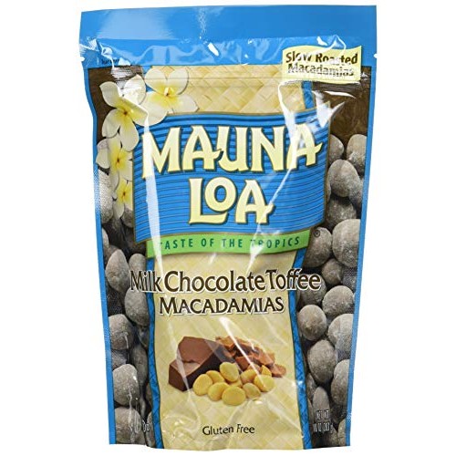 Mauna Loa Macadamias, Milk Chocolate Toffee, 10 Ounce