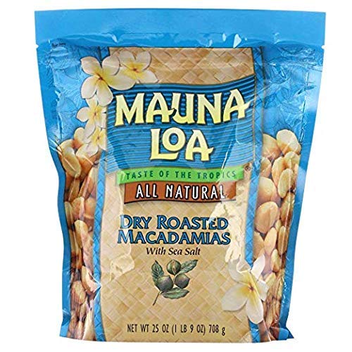 Mauna Loa Dry Roasted Macadamia Nuts With Sea Salt All Natural