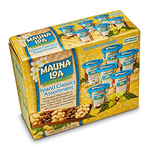 Mauna Loa Dry Roasted Macadamia Nuts Island Classic Assortment