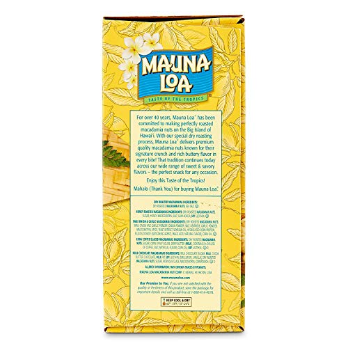 Mauna Loa Dry Roasted Macadamia Nuts Island Classic Assortment
