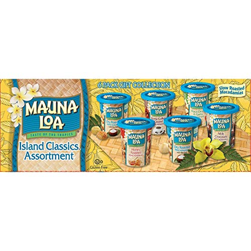 Mauna Loa Dry Roasted Macadamia Nuts Island Classic Assortment