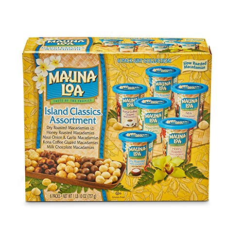 Mauna Loa Dry Roasted Macadamia Nuts Island Classic Assortment