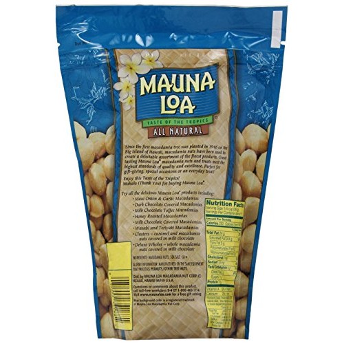 Mauna Loa Macadamias, Dry Roasted With Sea Salt, 10-Oz.