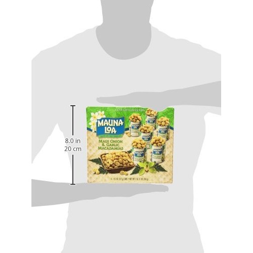 Mauna Loa Macadamias, Maui Onion &Amp; Garlic, 4.5-Ounce Containers