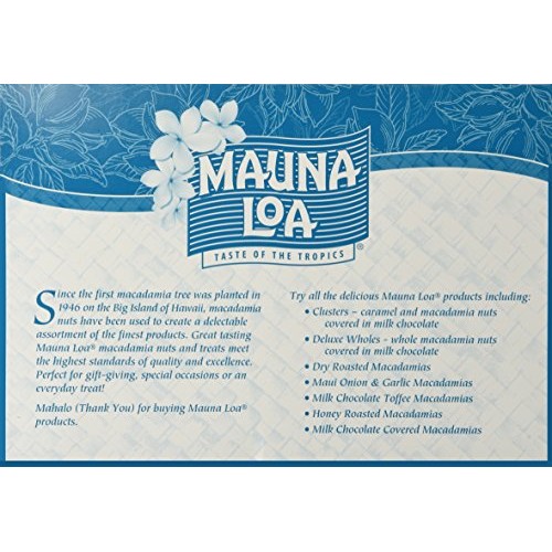 Mauna Loa Mountains Milk Chocolate Covered Macadamia Nuts, 15-Co