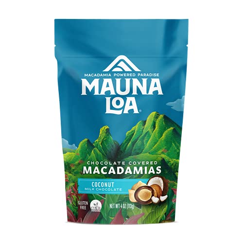 Mauna Loa Premium Hawaiian Chocolate Covered Macadamia Nuts, Mil