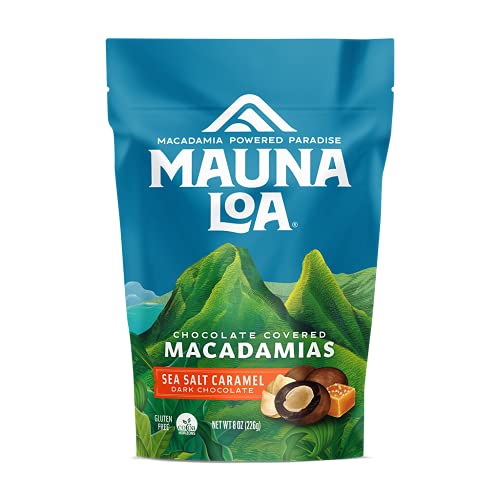 Mauna Loa Premium Hawaiian Chocolate Covered Macadamia Nuts, Dar