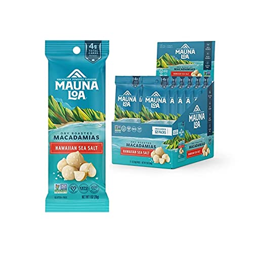 Mauna Loa Premium Hawaiian Macadamia Nuts, Hawaiian Sea Salt Fla...