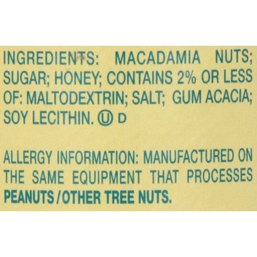 Mauna Loa Premium Hawaiian Roasted Macadamia Nuts, Honey Roasted