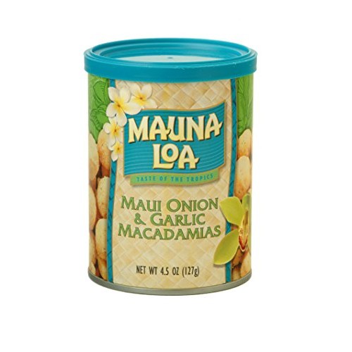 Mauna Loa Premium Hawaiian Roasted Macadamia Nuts, Maui Onion Ga