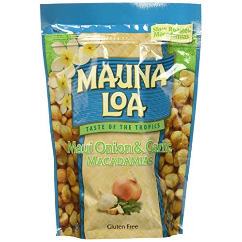 Mauna Loa Premium Hawaiian Roasted Macadamia Nuts, Maui Onion Ga