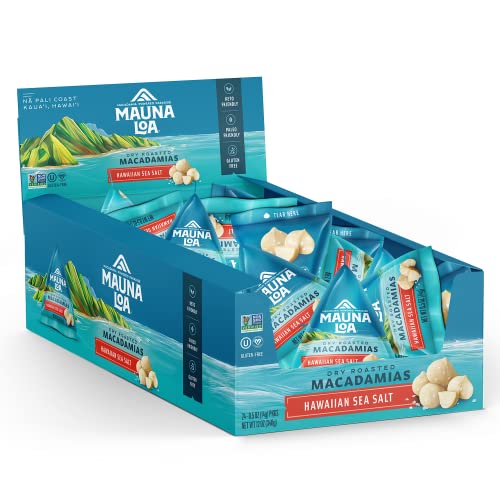Mauna Loa Premium Hawaiian Roasted Macadamia Nuts, Roasted Salte
