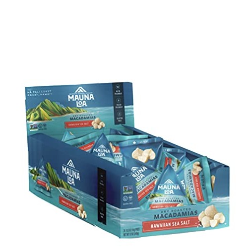 Mauna Loa Dry Roasted &Amp; Salted Macadamia Nuts, 0.5-Ounce Triangl