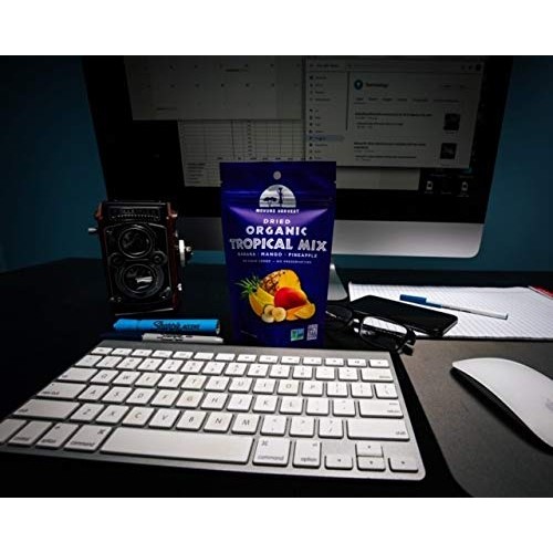 Mavuno Harvest Direct Trade Organic Dried Fruit, Tropical Mix, 3