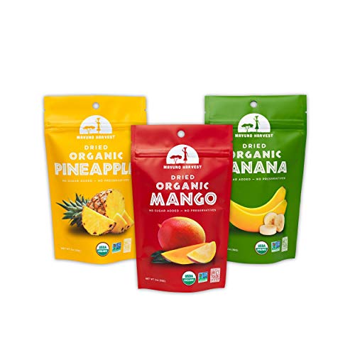 Mavuno Harvest Direct Trade Organic Dried Fruit Variety Pack, Ma