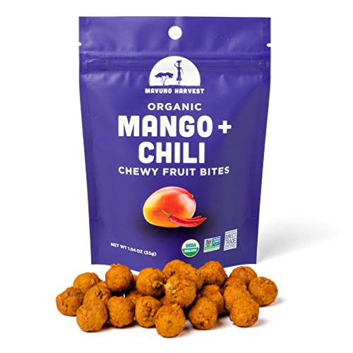 Mavuno Harvest Organic Chewy Fruit Bites, Mango Chili, 1.94 Oz/B