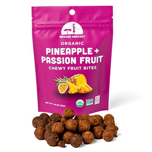 Mavuno Harvest Organic Chewy Fruit Bites, Pineapple Cinnamon, 1.