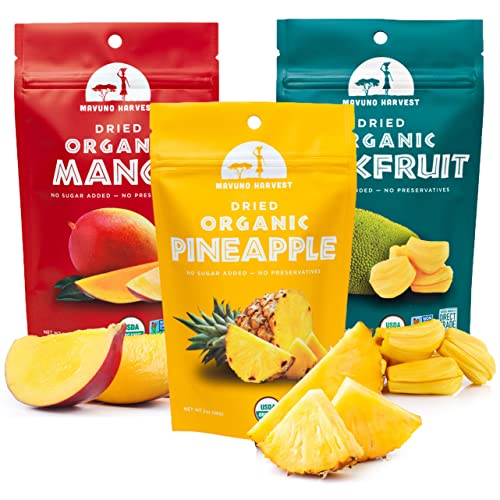 Mavuno Harvest Direct Trade Organic Dried Fruit Variety Pack, Ma