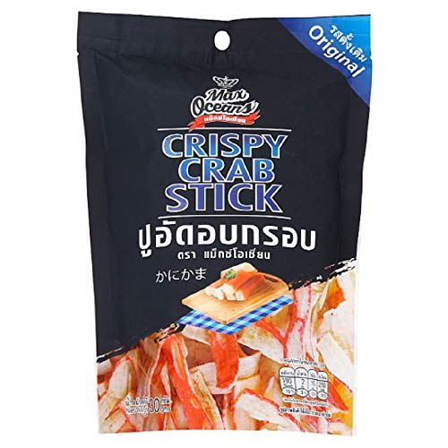 Max Oceans Brand, Crispy Crab Stick, Original Flavour, Size 30G