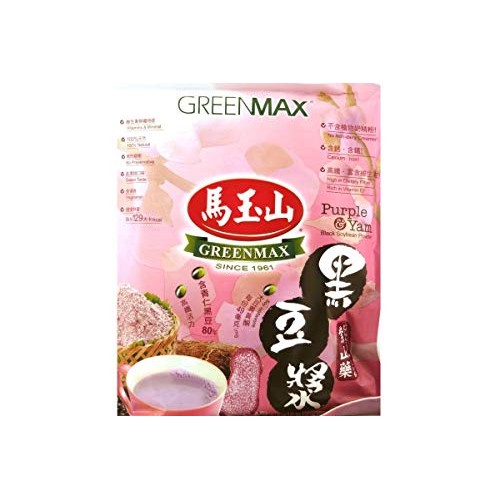Greenmax Drink Mixes, Purple And Yam Black Soybean, 14.7 Ounce