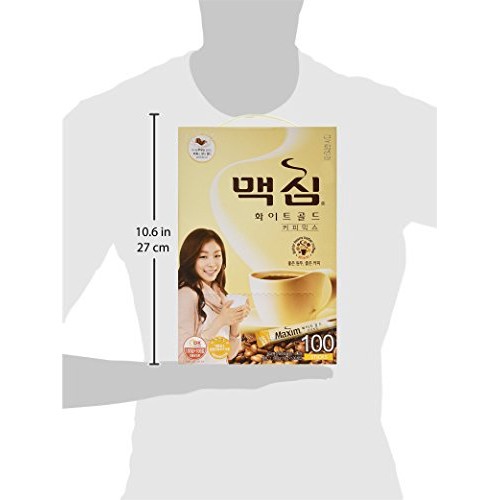 Maxim White Gold Instant Coffee - 100Pks