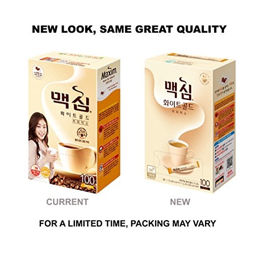 Maxim White Gold Instant Coffee - 100Pks