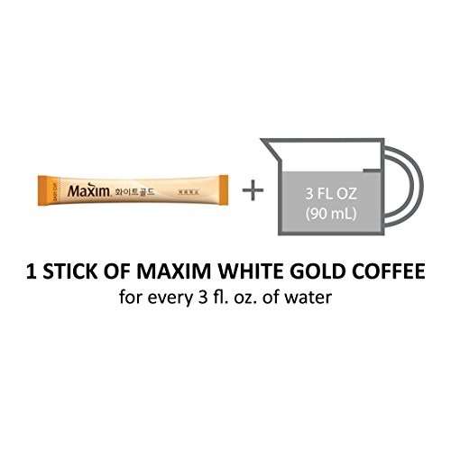 Maxim White Gold Instant Coffee - 100Pks