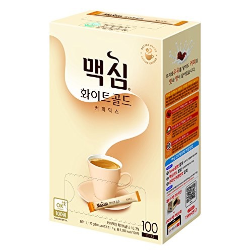 Maxim White Gold Instant Coffee - 100Pks