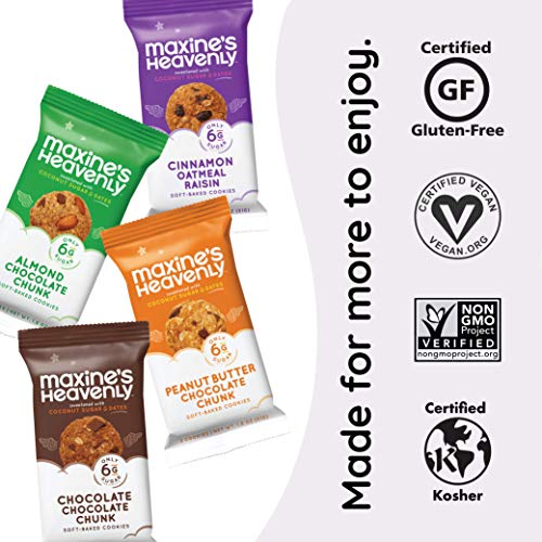 Maxines Heavenly Cookies, 4 Flavor Variety Pack 8 Pack, Glute Maxines Heavenly Cookies, 4 Flavor Variety Pack 8 Pack, Glute