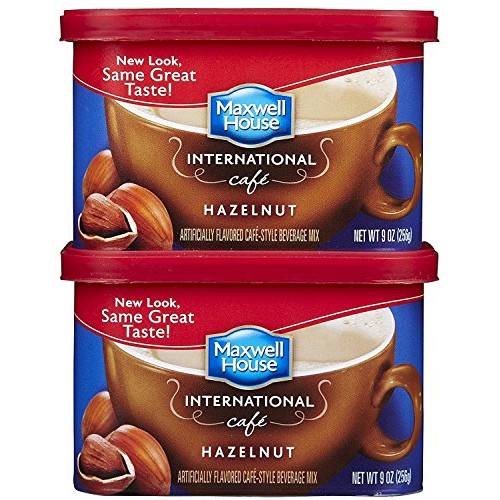 Maxwell House International Hazelnut Cafe, 9 Oz, 2 Pk