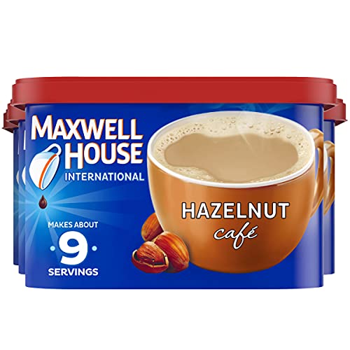 Maxwell House International Cafe Hazelnut Instant Coffee 9 Oz C
