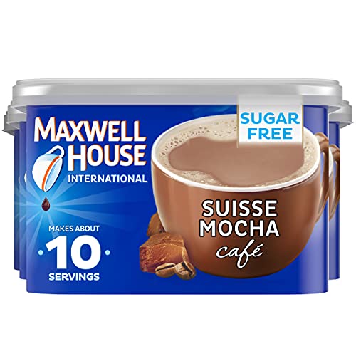 Maxwell House Suisse Mocha Cafe Sugar-Free Beverage Mix 4.1 Oz