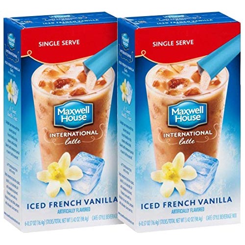 Maxwell House International Cafe Iced Latte French Vanilla - 12