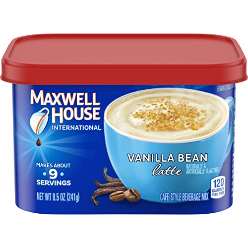 Maxwell House International Vanilla Bean Latte Instant Coffee 8