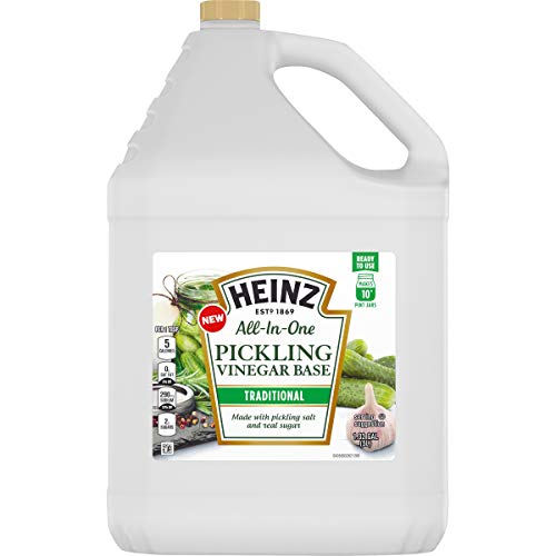 Heinz All-In-One Traditional Pickling Vinegar Base 1.32 Gal Jug Heinz All-In-One Traditional Pickling Vinegar Base 1.32 Gal Jug