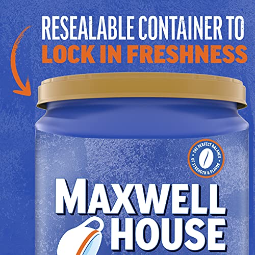 MAXWELL HOUSE Breakfast Blend Ground Coffee 38.8 Oz Canister, ...