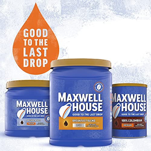 MAXWELL HOUSE Breakfast Blend Ground Coffee 38.8 Oz Canister, ...