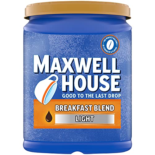 MAXWELL HOUSE Breakfast Blend Ground Coffee 38.8 Oz Canister, ...