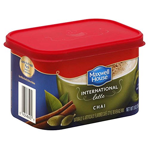 Maxwell House Chai Latte Cafe Style Instant Beverage Mix, 9 Ounc...
