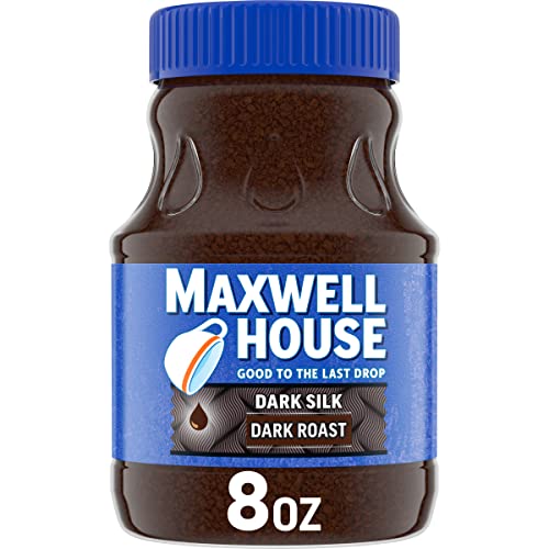 Maxwell House Dark Silk Instant Coffee, 8 Oz