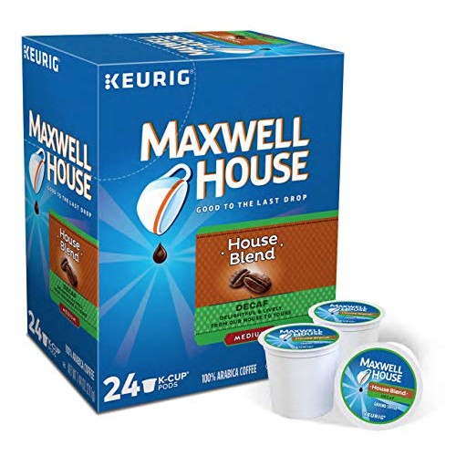 Maxwell House, Decaf House Blend Coffee Keurig K-Cups, 96 Count