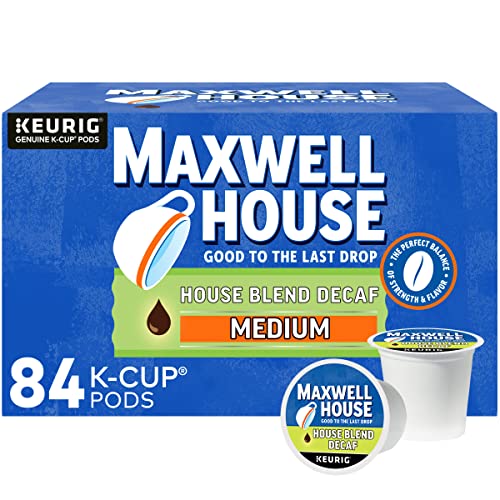 Maxwell House Decaf House Blend Medium Roast K-Cup Coffee Pods ...