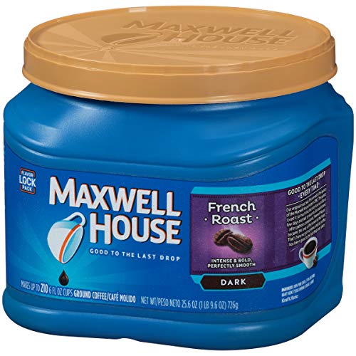 Maxwell House French Roast Dark Roast Ground Coffee 25.6 Oz Can
