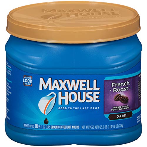 Maxwell House French Roast Dark Roast Ground Coffee 25.6 Oz Can