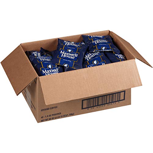 Maxwell House Ground Coffee 42 ct Pack, 1.5 oz Packets