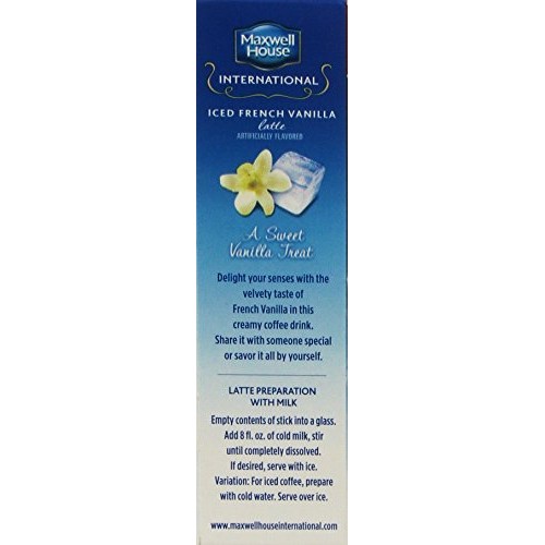 Maxwell House, International Cafe Iced Latte, French Vanilla, Si